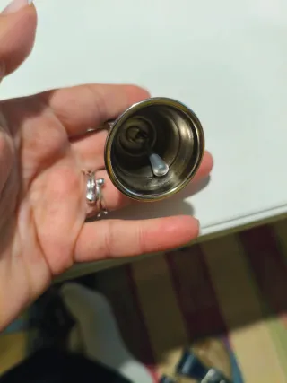 Campanella Padre Pio in metallo