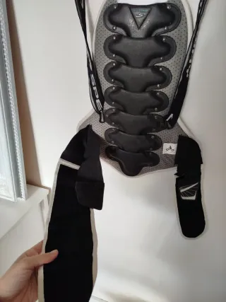 Espaldera protectora moto