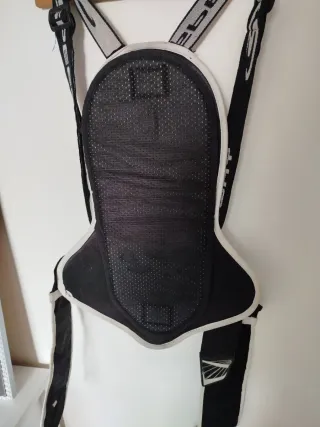 Espaldera protectora moto