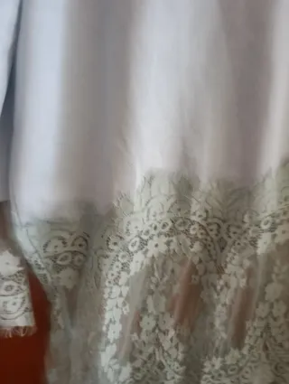 Jersey TERIA YABAR azul con encaje