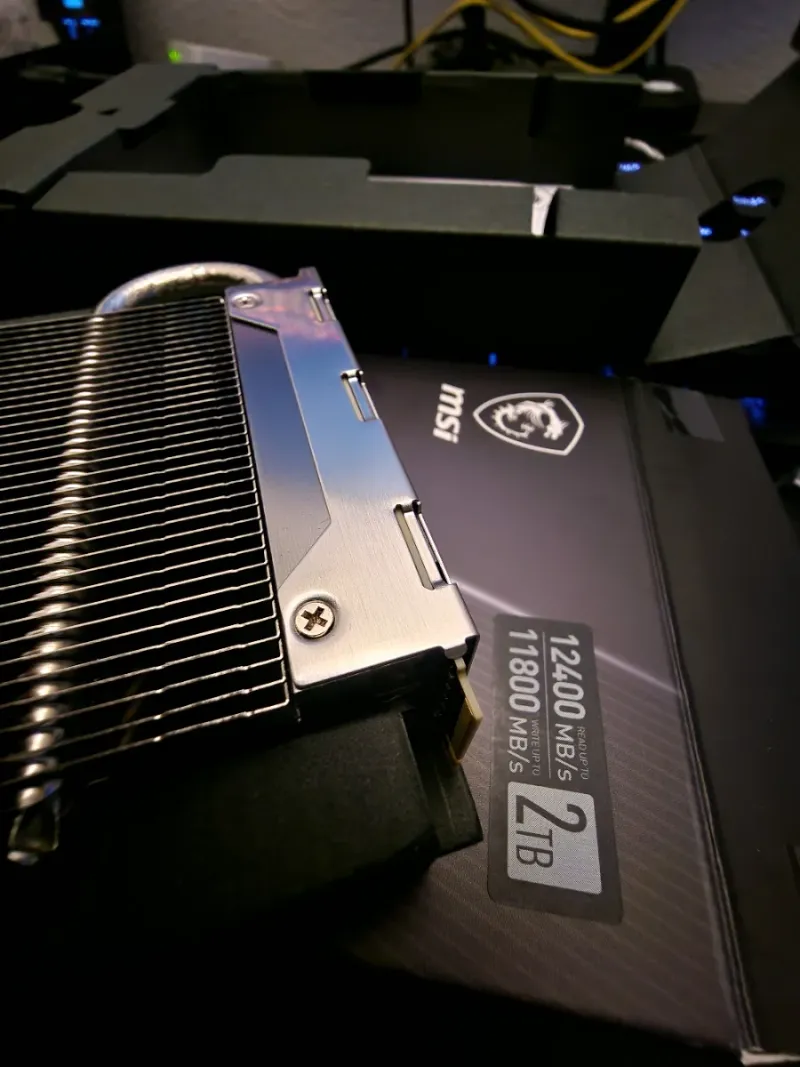 Nuevo 2TB Gen5 Nvme M.2 MSI SPATIUM PRO FROZR afbeelding 4