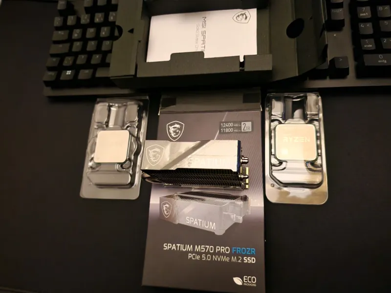 Nuevo 2TB Gen5 Nvme M.2 MSI SPATIUM PRO FROZR afbeelding 6