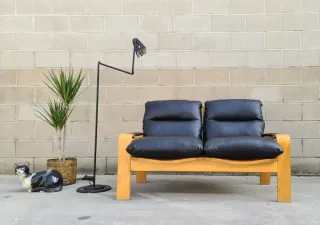 Sofa estilo danés. Vintage, 80s.