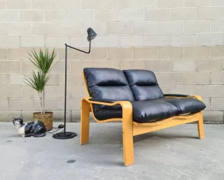 Sofa estilo danés. Vintage, 80s.