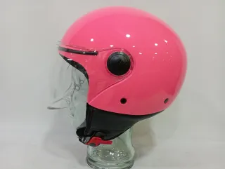 Casco Jet Rosa