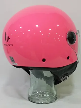 Casco Jet Rosa