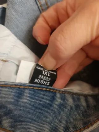 Pantalón corto vaquero azul