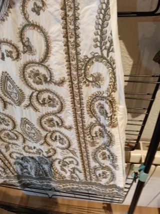 Kaftán bordado oro talla M