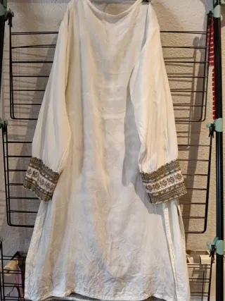 Kaftán bordado oro talla M