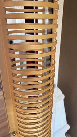 Porta CD de pie madera y metal