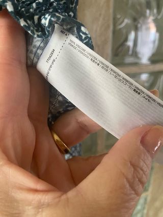 Blusa Mango Talla XL Estampada