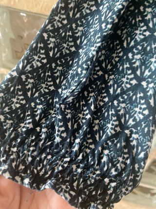 Blusa Mango Talla XL Estampada