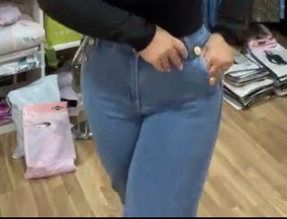 Calça de ganga azul