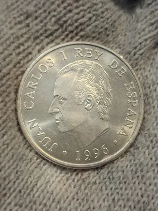 2000 Pesetas Plata Juan Carlos I 3 monedas
