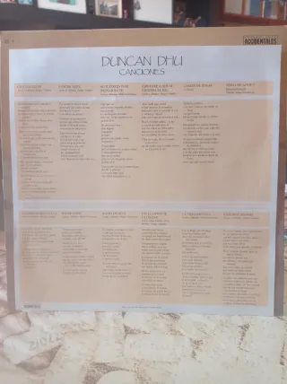 Vinilo Duncan Dhu Canciones