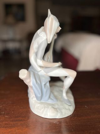 Figura Lladró Arlequín Músico