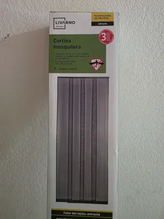 Mosquitera Puerta 100x220cm Antracita