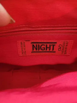 Pochette Valentino Garavani pelle nappa verde