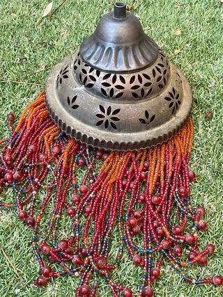 Lámpara de techo decorativa con abalorios