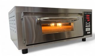 Horno de pizza eléctrico digital con biscotto