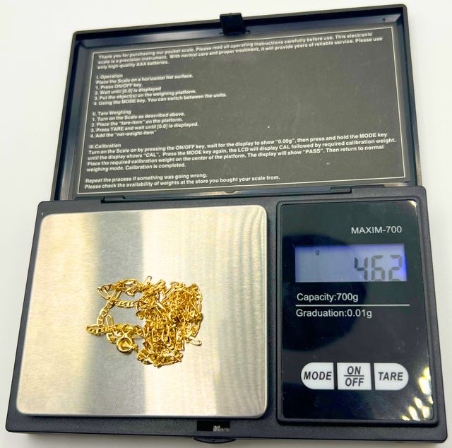 Cadena Figaro Oro 18k 4.62 gr.