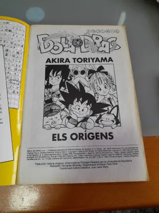 Cómic Dragon Ball N°1 primera edición