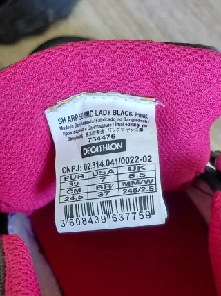 Botas de montaña mujer Talla 39