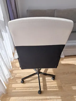 Silla Ikea Millberget Piel Sintética Beige