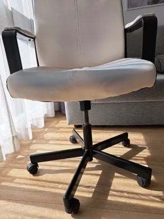 Silla Ikea Millberget Piel Sintética Beige