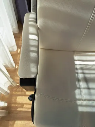 Silla Ikea Millberget Piel Sintética Beige