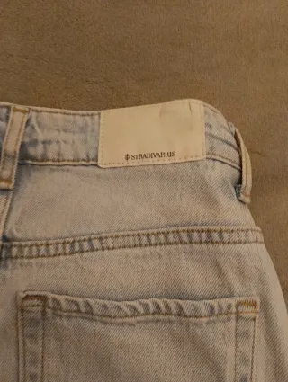 Falda vaquera midi Stradivarius T.34