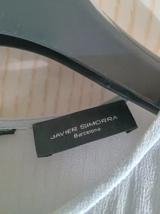 Vestido Javier Simorra capa azul