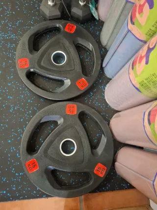 Par Discos Olímpicos 15 Kg