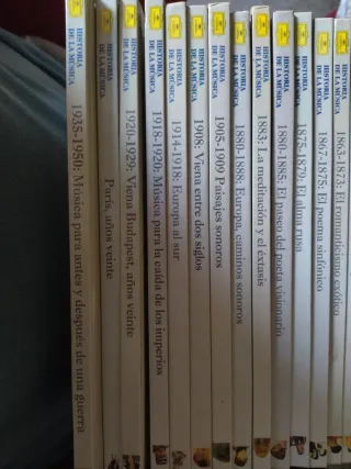 24 libros Historia de la música