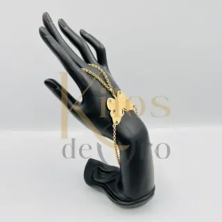 Pulsera Manita Mariposa 18K