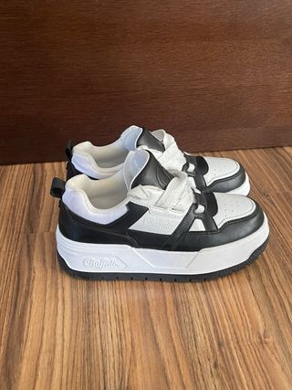 Zapatillas Buffalo Bicolores Blanco/Negro