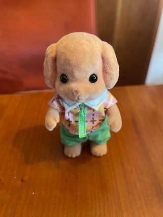 Sylvanian Families Caniche Familia y Bebé.