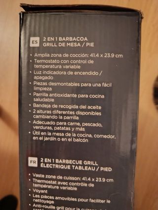 Barbacoa Eléctrica SOGO 2 en 1