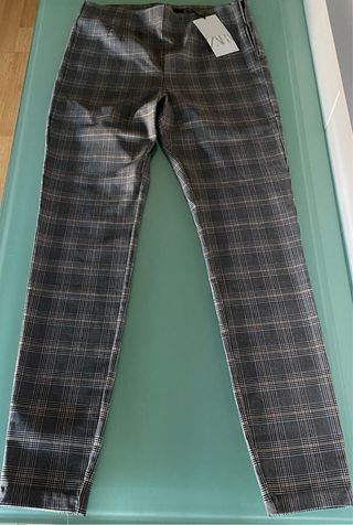 Leggings Zara cuadros Talla L Sin estrenar