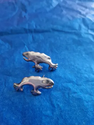 Pendientes Dragón Gaudí Plata