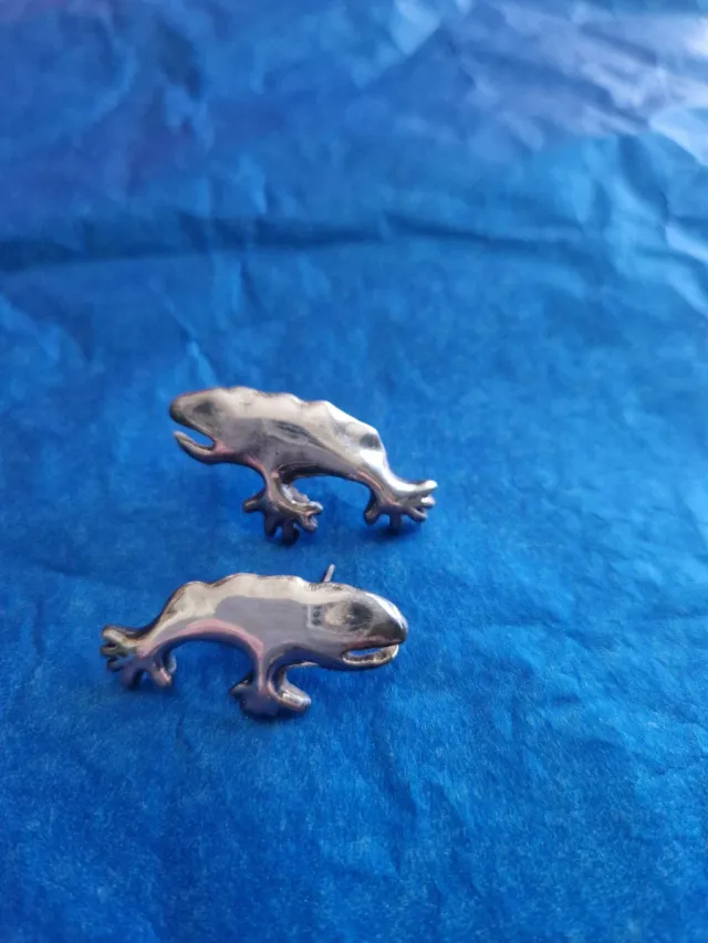 Pendientes Dragón Gaudí Plata