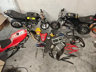 Lote minimoto BZM + recambios....