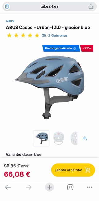 Casco Bici Abus Urban 3.0 Talla M