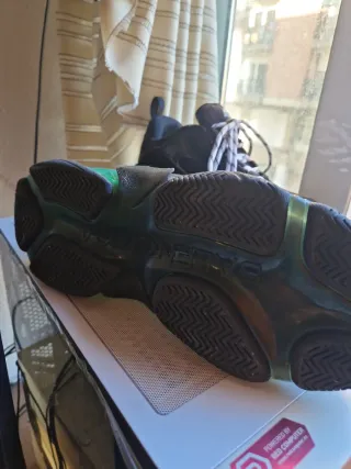 Zapatillas Balenciaga Triple S Negras y Verdes