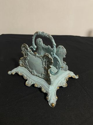 Servilletero antiguo vintage decorativo