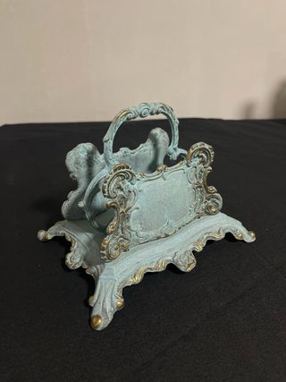 Servilletero antiguo vintage decorativo