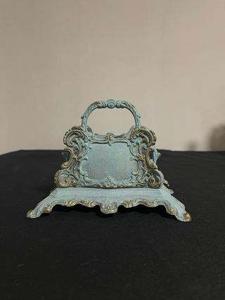 Servilletero antiguo vintage decorativo