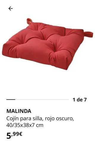 Cojines silla MALINDA Ikea