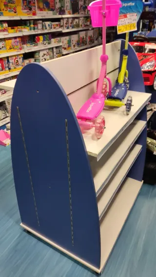 Góndolas expositoras para tienda
