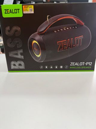 Altavoz Bluetooth Zealot P-12 Negro/Naranja